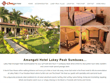 Tablet Screenshot of amangatihotel.com